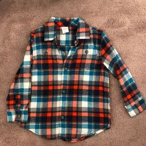 Long sleeve flannel shirt